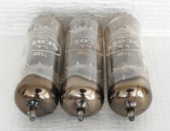 3 Amperex/Scott 7189/EL84/6BQ5 Vacuum Tubes : D-Getter/Same Date Code (rX3 X8L)