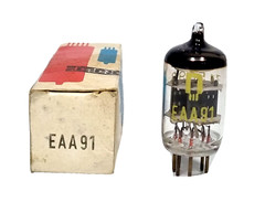 EAA91=6AL5=6H2P=D2M9=D77=6D2=6B32=CV283=AA91E=DD6 RFT DOUBLE DIODE TUBE QTY-2