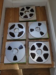 5 Studio Mastering Tape 1.5 MIL AudioTape 2500 Feet Type 2506 & Scotch Boy Reel