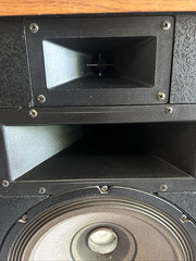 Vintage Pair of Klipsch Heresy II Loud Speaker System 4 ohm 94db RARE Tested!