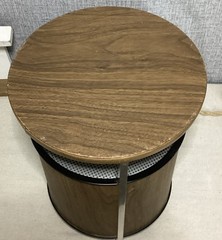 Vintage Zenith Circle of Sound Speaker -Wood Grain / Round / Retro Omni