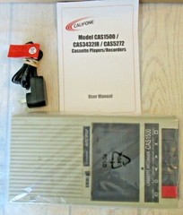 Califone Cas 1500 Player Recorder Maxell Cassettes