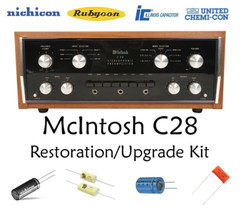 McIntosh C28 preamp FULL restoration recap repair service rebuild kit capacitor