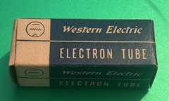 403A Western Electric 8-59 Date Preamp Vacuum Tube NIB NOS Tested Rare Vintage