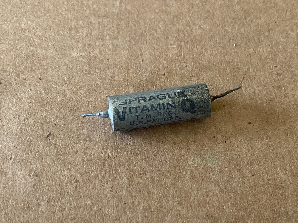 Vintage .022 uf 600v Sprague 96P Vitamin Q Guitar or Amp Tone Capacitor (Qty)