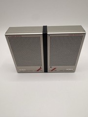 Aiwa SC-A3 Compact Speaker System with Carrying Case and Audio Cables -Working