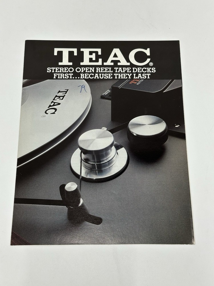 Teac Reel To Reel Stereo Open Tape Decks Sales Brochure