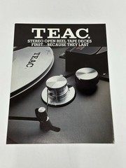 Teac Reel To Reel Stereo Open Tape Decks Sales Brochure