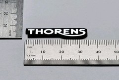 Thorens Badge Logo Emblem SILVER Custom Made Other Sizes Available