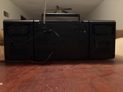 General Electric Model 3-526D Boom Box. Works. Tested.