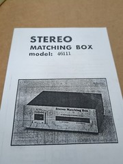 Calrad Stereo Matching Box 45-732 35w 35 watts NOS Vintage Audio Radio Impedance