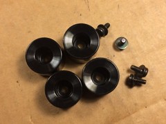 4 New Marantz FEET w/ hardware for Vintage 2270 2230 2245 Receiver Foot Parts .