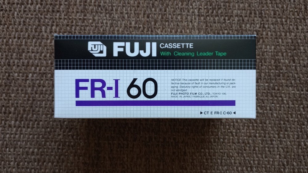 Fuji FR-I Audio Cassette Tape 5 pcs. lot