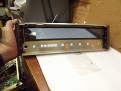 pioneer sx 525 receiver part Front Face Cover w/ screws