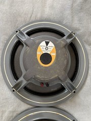 Pair of JBL D123 12” Signature Speakers 16 Ohm James B. Lansing for Repair