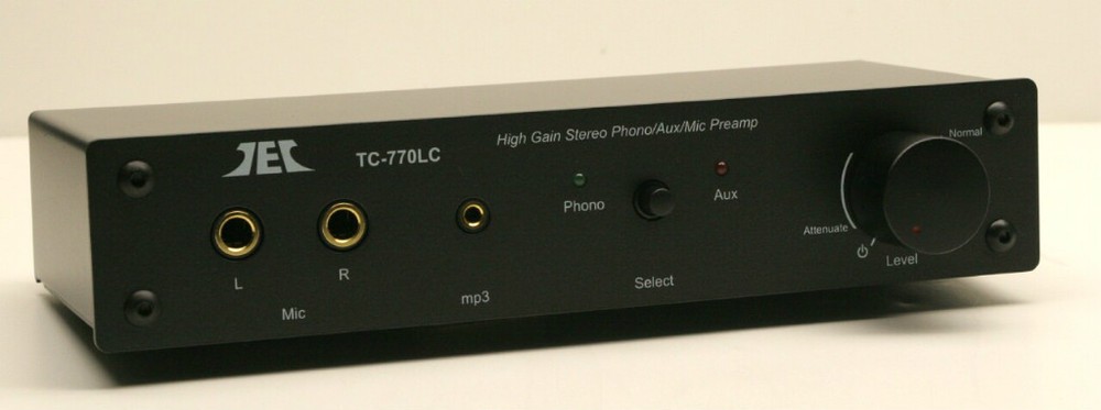 TEC TC-770LC High Gain Phono/Mic/Aux Preamp; Up to 60dB MM Gain