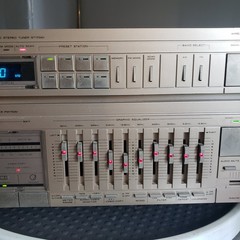 Marantz TA170AV Stereo Receiver Tuner Graphic Equalizer Gold Vintage