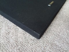 FISHER GRILL COVER SET REMOVED FROM MODEL STV-758 TOWER FLOOR SPEAKER SYSTEM