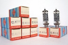 ONE 12AU6/HF94 TELEFUNKEN NOS GERMANY Tube Valvola Röhre Valve Lampe 진공관 真空管