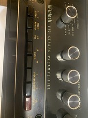 McIntosh C32 Stereo Preamplifier w/ Original Box Tested Working
