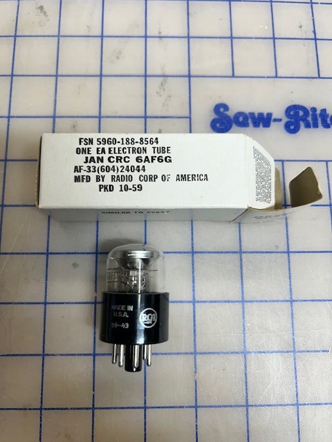 RCA 6AF6G Magic Eye Vacuum Tube – NOS