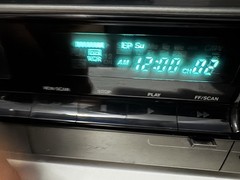 General Electric Video Cassette Recorder 9-7500 VHS Player Tested w/Remote Works