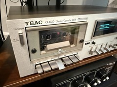 Rare Vintage TEAC CX-400 Stereo Cassette Deck – Working with New Belts