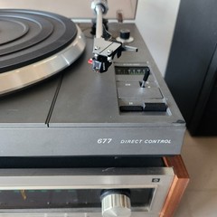Vintage Philips 677 Direct Control Turntable – Tested Working – Clean Condition