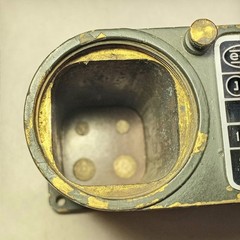 Vtg Military ECI High Voltage Power Supply Hebrew Text 16000 Volts Olive Green