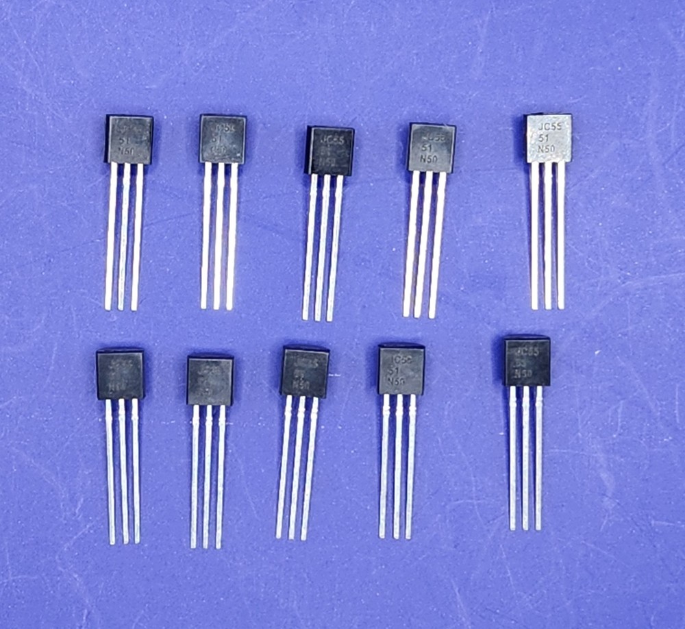 Ten (10) GENUINE ONSEMI 2N5551BU TRANSISTORS Sub 4 2SC869 FASTEST FREE SHIPPING
