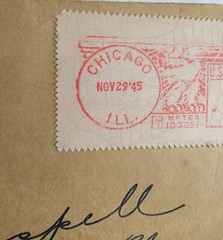 Rare Vintage “Ohmite” OHM’s Law Calculator Instructions & Original Envelope 1945