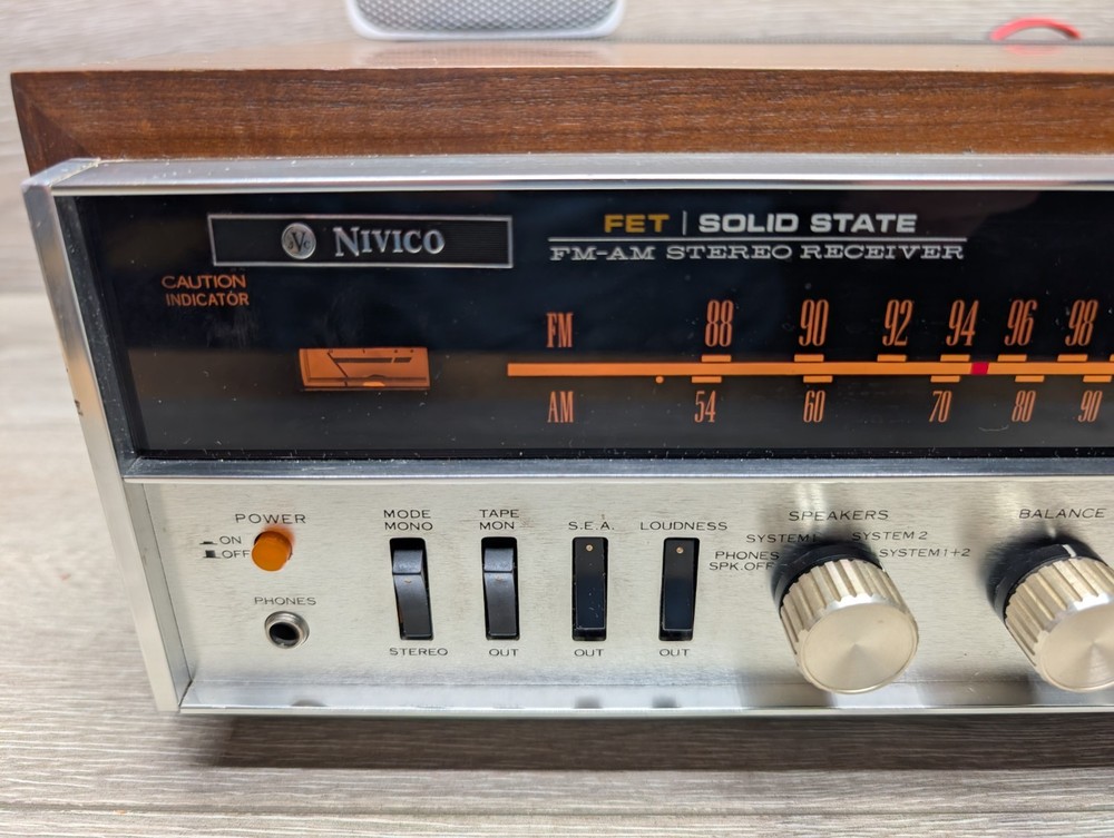 Vintage JVC Nivico 5001 FM AM Stereo Receiver SEA Equalizer Walnut Japan