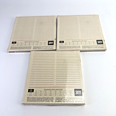 Lot of 3. Scotch Magnetic Tape 111 1/4 Inch X 1200 Feet. Sealed, Old Stock