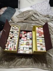 Amp-Radio Tubes- Traveling Sales Man Case. Over 140 In Case. Variety Sizes