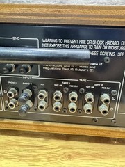 Yamaha CR-820 Natural Sound Stereo Receiver – Vintage Wood Case – Tested Working