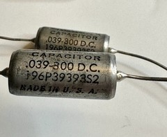 Lot of 3 Sprague Vitamin Q 196P39393S2 .039uF 300VDC Capacitors USA