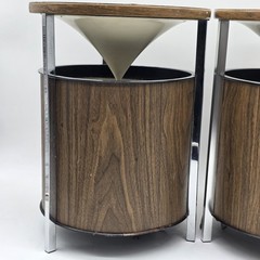 TESTED! Zenith Circle of Sound Speakers with Wood Grain / Round / Retro Omni-VTG