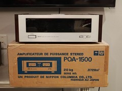 Denon POA-1500 Stereo Power Amplifier Vintage Japan 150W/Ch Excellent condition