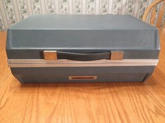 Retro / Vintage Audiotronics Headphones HS-20 w/ Switchcraft Case Untested VIDEO