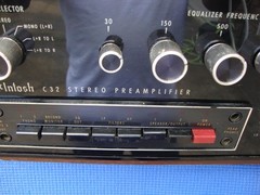 Beautiful McIntosh C32 Preamplifier + L-52A Case – Pro Serviced 100% Functional