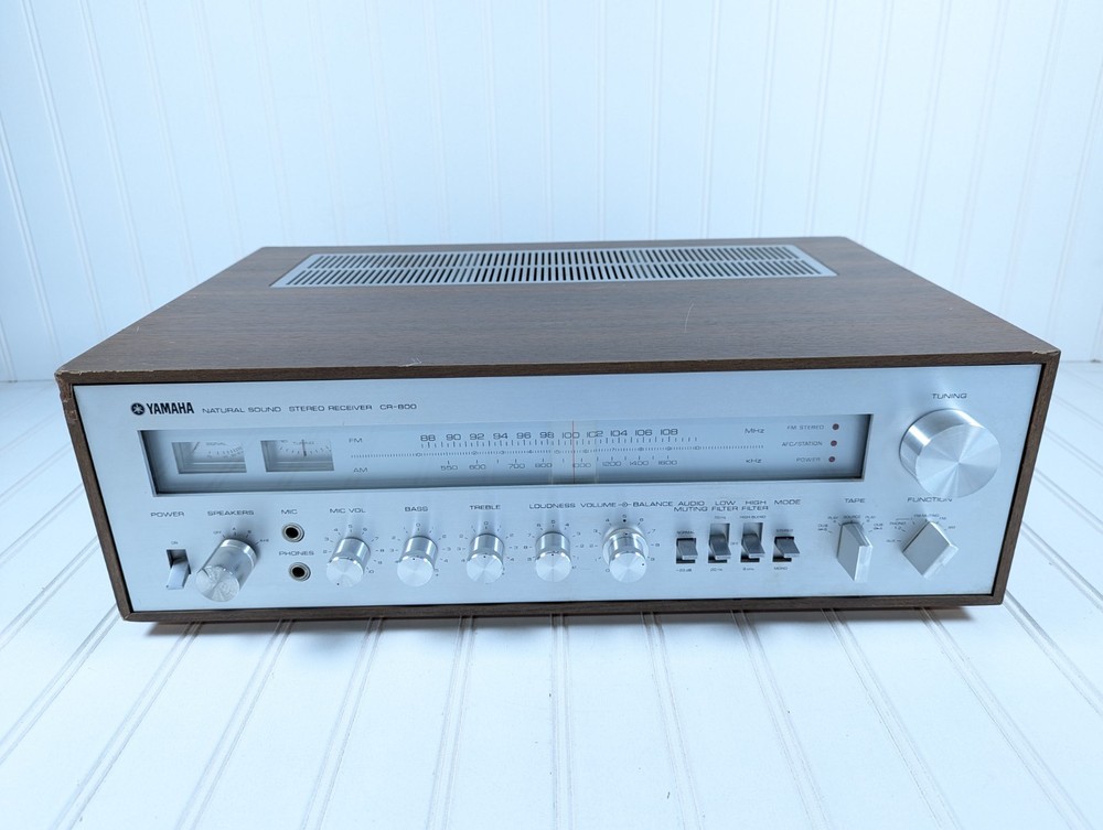 Yamaha NS Series CR-800 Natural Sound AM/FM Stereo Receiver Tested Working