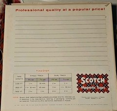 Vtg Scotch Magnetic Recording Reel To Reel Tape 190 -50% Extra Play