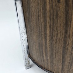 TESTED! Zenith Circle of Sound Speakers with Wood Grain / Round / Retro Omni-VTG