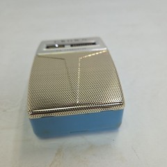 Vintage Crown 6 Transistor AM Radio 1950s Rare Sky Blue Made in Japan VG