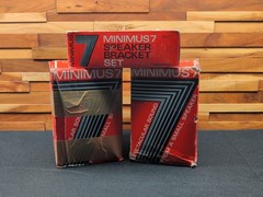 2 New In Box Realistic Minimus-7 40-2030 Black 40W Bookshelf Speakers Read Desc