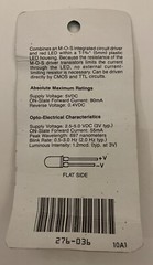 Radio Shack Red Blinking LED Light Emitting Diode 276-036c Archer Tandy