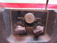 ESTATE* VINTAGE UNKNOWN UGLY AMPRO TUBE AMP ~ PARTS /FIX