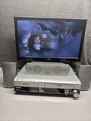 PANASONIC SA-HT830V 4 Head Hi-Fi 5 DVD VHS Combo VCR Works With Remote & Speaker