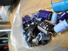 BIG LOT of VINTAGE. DIODES, TRANSISTORS. CAPACITORS COILS… ?? Look to be used