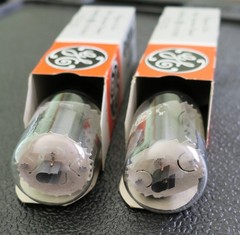 GE 6L6GC Vintage Matched Pair Power tubes w/ Original boxes – from KCANos Tubes
